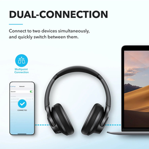 Cuffie Over-Ear Soundcore by Anker Life Q20i con Cancellazione Attiva del Rumore Ibrida, <span class=keywords><strong>Auricolari</strong></span> Wireless 5.0 con 4 Microfoni ANC - Product Image 5