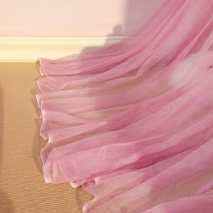 Malla de poliéster plegable tamaño king personalizada mosquitera circular color degradado diseño circular hogar viaje cama puerta Decoración - Product Image 6