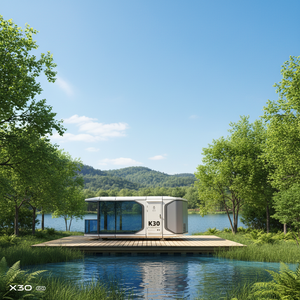 Casa Móvil Contenedor de Aluminio con Diseño de Cápsula Espacial, con Cocina y Dormitorio, Diseño Creativo de Hotel para Uso <span class=keywords><strong>en</strong></span> Villas y Almacenes - Product Image 2