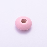 Perles d'abaque en érable colorées de 12 mm, rondes/plates, pour la création de bijoux DIY, accessoires en bois, artisanat, sac OPP Yijian Direct