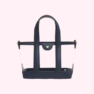 Sac à main transparent multi-couleurs personnalisé pour femme, poignées en PU+PVC, fermeture à glissière, bandoulière réglable, mini sac fourre-tout pour tous les jours - Product Image 5