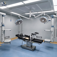 Lampe chirurgicale LED à double dôme sans ombre, équipement d'éclairage professionnel pour interventions en clinique, examen vétérinaire et chirurgie