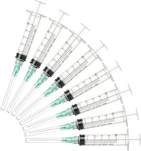 주사기 5ml 공장 뜨거운 판매 멸균 일회용 주사기 일회용 주사기 피하 바늘