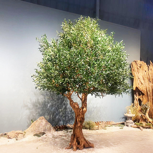 Artificial Tall 1-8ft Olive Tree Detachable <strong>Large</strong> Faux Silk <strong>Plants</strong> Indoor Wedding Decor Simulation Olive Tree <strong>Artifical</strong> <strong>Plant</strong> - Product Image 2