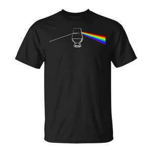 T-shirt pour les amateurs de whisky bourbon Glen - Dark Side of the Glen - Vêtements promotionnels haut de gamme - Product Image 1