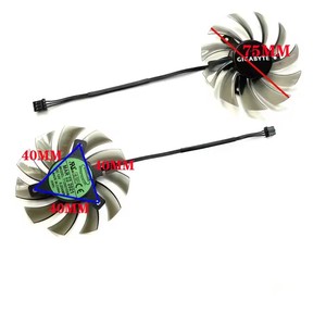 3PIN T128010SM ใหม่เครื่องทำความเย็น GPU <span class=keywords><strong>GTX1030</strong></span> 0.2A DC 12V สำหรับ Gigabyte GeForce GT 1030 2GB OC กราฟิกการ์ด - Product Image 2