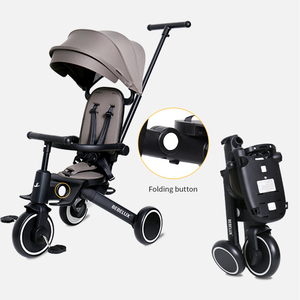 <span class=keywords><strong>Triciclo</strong></span> para Bebés OEM 8 en 1, Plegable, con Barra de Empuje Ajustable y <span class=keywords><strong>Asiento</strong></span> <span class=keywords><strong>Reclinable</strong></span> para Viajes al Aire Libre - Product Image 2