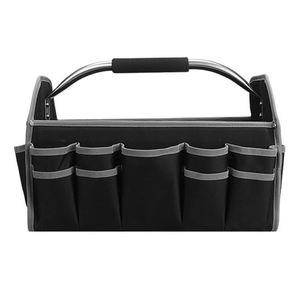 Heavy Duty Polyester Tool Bag Organizer Wide Mouth Tote Electrician Storage Box American Style Wall Mounted - Product Image 1