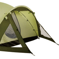Tenda Camping Ringan PAMIR Harga Pabrik Grosir untuk 4 Orang, Empat Musim, Satu Kamar Tidur, 2 Lapis, 190T Polyester Berlapis PU