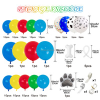 Belle patte dessin animé patrouille chien ballons arc guirlande Kit ballons Globos fête pour enfants anniversaire bébé douche fête décorations