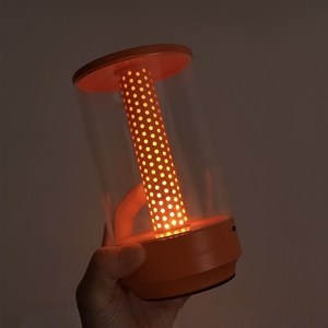 Lampu meja LED sentuh portabel dapat diredupkan bar kamar tidur lampu meja grosir isi ulang lampu malam akrilik nyaman modern - Product Image 2