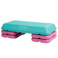 Plataforma de Ejercicio Aeróbico ARTBELL de 110 cm, 3 Niveles Ajustables, Plataforma Aeróbica Original, Tamaño de Circuito, Stepper para Ejercicios