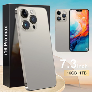 Nouveautés I16 Plus 16 Go + 1 To Smartphone 5G Android <span class=keywords><strong>14</strong></span> <span class=keywords><strong>Pro</strong></span> <span class=keywords><strong>Max</strong></span> I16 Double Carte SIM Écran HD Taux de Rafraîchissement 120 Hz Version Globale - Product Image 4