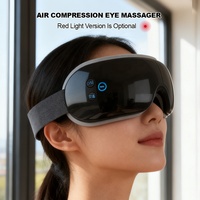 Masseur oculaire chauffant intelligent OEM ODM avec compression d'air, contrôle de zone double, 4 modes de massage, minuterie réglable pour la relaxation et le soin des yeux