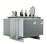 Transformateur immergé dans l'huile à enroulement en aluminium S13 triphasé 35 kV 100 kVA, refroidissement ONAF, conception personnalisée pour la distribution d'énergie industrielle