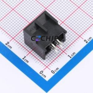 444320402 Wire-to-Board Pin Header Through hole Component (THT),P=3mm Connector 2x2P 3mm Through Hole Micro-Fit (MX 3.0) - Product Image 2