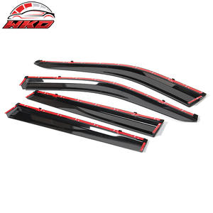 Viseras para Ventanas de Jeep Compass 17-25 MP, Protectores Contra Lluvia con Acabado Cromado, PC, 4 Piezas - Product Image 6