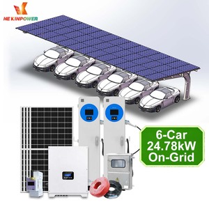 Kit de carport solaire personnalisable pour parkings commerciaux, autoportant - Product Image 4