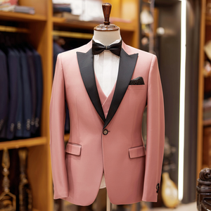 Men's Premium Fashion Blazer Business Casual Formal <b>Suit</b> Jacket with Comfortable Fit for Wedding Office Party Dinner - Product Image 4