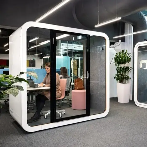 Office Pod Meeting Work Pods Acoustic Silent Cabin For Office Soundproof Booth
