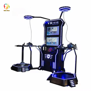 9D VR Baby Bear Simulador de batalla interactivo de 2 asientos Zona <span class=keywords><strong>en</strong></span> línea interior/exterior Gun Play Station 1 año de garantía Idioma inglés - Product Image 2