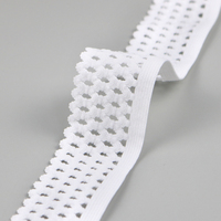 Textile de maison Bud Edge Mesh Bande élastique à coudre Picot Bande creuse pour sous-vêtements et vêtements Vêtements