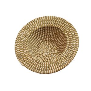 Chapeau de paille léger tressé à la main en jonc de mer, style canotier naturel, protection solaire, casquette de plage - Product Image 3