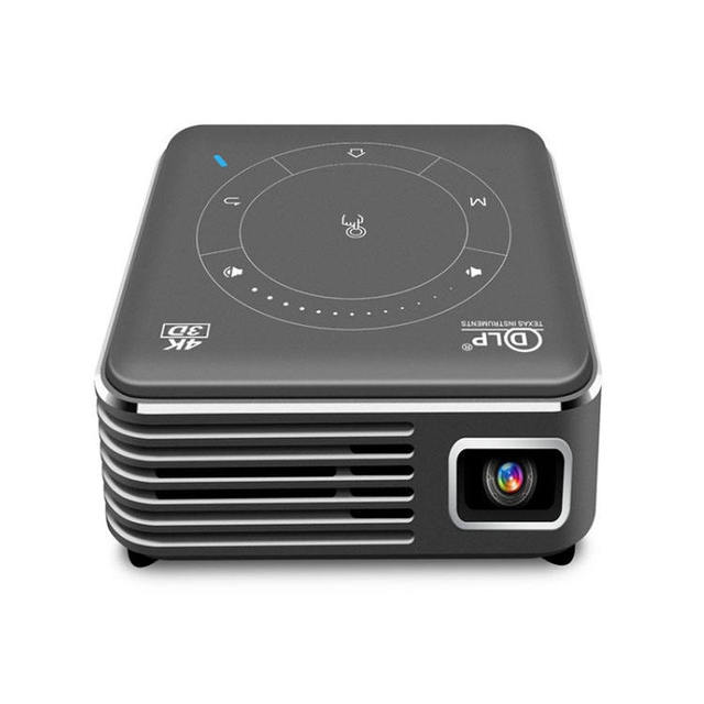 Yinzam P11 854x480 DLP Smart Android Projector Hot Sale 4K Mini Max with Infrared Remote Control Android 9.0 2GB+32GB