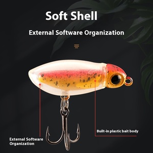 Giapponese Micro esca falsa esca galleggiante matita Mino muto verde morbida carpa luccio di plastica per branzino e <span class=keywords><strong>salmone</strong></span> - Product Image 3