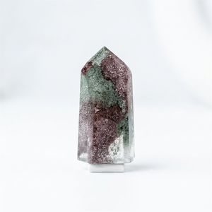 Vente en gros : Tour de <span class=keywords><strong>quartz</strong></span> <span class=keywords><strong>fantôme</strong></span> naturel de haute qualité, polie, pour la décoration de jardin, en forme de baguette de cristal <span class=keywords><strong>fantôme</strong></span> - Product Image 1