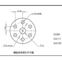 Nouveau moteur à essence DLE85 85CC pour modèle d'avion