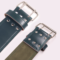 Ceinture d'haltérophilie 7mm - Prong Ceinture d'haltérophilie pour squats, attelle dorsale Deadlift pour la salle de sport, l'entraînement, les hommes forts et le levage électrique
