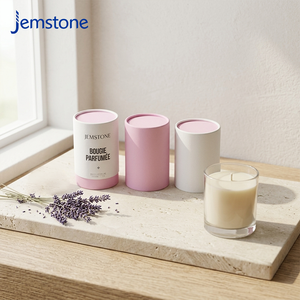 Custom Design Holiday Gift Aromatherapy Candle Packaging Paper Tube Sustainable OEM ODM Cardboard Tube Cylinder Container - Product Image 6