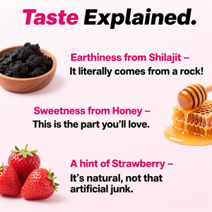 Honeysticks Shilajit pour femme Shatavari & Safran pour <span class=keywords><strong>Hormona</strong></span> Balance & Energy - Product Image 4