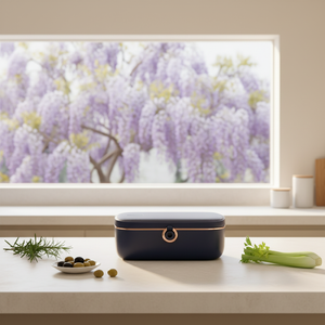 Boîte à lunch portable moderne Sorge, pot intérieur en acier inoxydable SUS304 de 900 ml, boîtier en PP, certifiée CE ROHS CCC, garantie 1 an pour usage domestique - Product Image 1