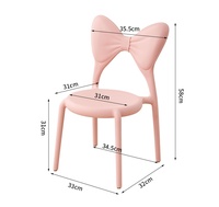 Vente en gros Chaises de fête en plastique pour enfants de couleur bonbon Tabourets de fête empilables Tabourets en plastique pour enfants