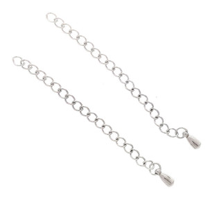โซ่สแตนเลสทรงหยดน้ำ ขนาด 3-15 ซม. สำหรับทำเครื่องประดับ DIY ขายส่ง - Product Image 4