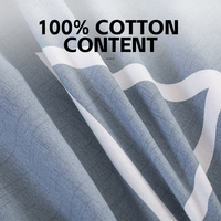 Vente en gros de draps de lit personnalisés en coton 100% - Ensemble de literie 4 pièces - Housse de couette - Taille King Size - Taille Queen Size - Taille Full - Super doux - Luxe