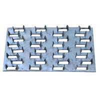 Placa de unión de acero galvanizado de doble cara para truss, resistente, para techos de madera y trabajos de reparación de palets, venta al por mayor