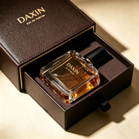 Vente en gros de flacons de parfum rectangulaires vides de luxe 30ml 50ml 100ml, flacon pulvérisateur en verre pour parfums masculins