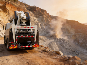 Nuovo <span class=keywords><strong>Camion</strong></span> Diesel Elettrico 6x4 per Posa Cavi con Bobina Idraulica per Operazioni Minerarie in Grande Cava Aperta, Alta Capacità di Carico - Product Image 5