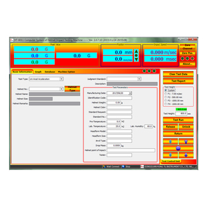 Ece r22.06 xe máy Mũ bảo hiểm tác động hấp thụ thử nghiệm máy cho mô phỏng gia tốc thử nghiệm - Product Image 5