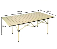 Mesa Dobrável Ultraleve para Acampamento ao Ar Livre, Mesa Dobrável para Uso Doméstico, Mesa Externa Conveniente para Vendedores Ambulantes - Product Image 6