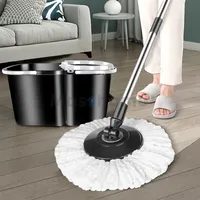 Masthome المنزلية أدوات تنظيف الشنيل الطابق ممسحة تراب مع دلو