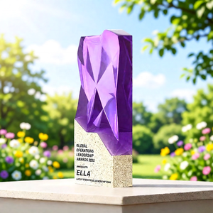 Trofeo <span class=keywords><strong>de</strong></span> <span class=keywords><strong>Cristal</strong></span> Brillante <span class=keywords><strong>de</strong></span> Alta Gama, Personalizado, Creativo, para Reuniones Anuales, Campeonatos, Competiciones, Premios Empresariales y <span class=keywords><strong>de</strong></span> Honor - Product Image 5