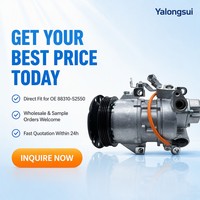 Compresseur de climatisation automatique 5SER09C OE 88310-52550 12V R134a avec embrayage pour Toyota Yaris Vente en gros