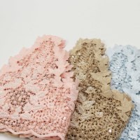 Vente en gros de dentelle à sequins en polyester YUGU YG-4456, nouveau style, bordure personnalisable, couleurs variées, largeur de 25 cm