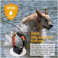 Collier de dressage pour chien Eseek avec GPS, contrôle anti-aboiement, fonction de clôture sonore et télécommande pour la chasse, mode de positionnement GPRS