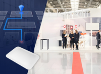 Balise de suivi des actifs ultra mince Étiquette d'étiquette iBeacon Mini BLE Asset à faible coût pour la gestion des actifs