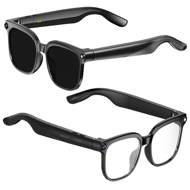 2026 M02S AI Smart Glasses 1080P Camera Bluetooth 5.4 IP65  with ChatGPT Voice Assistant Hands Free Recording Video Call Music